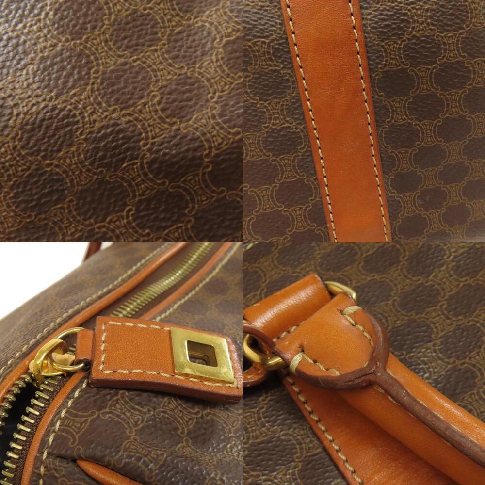 Celine Macadam Boston Leather Brown Boston bag - Picture 8 of 11